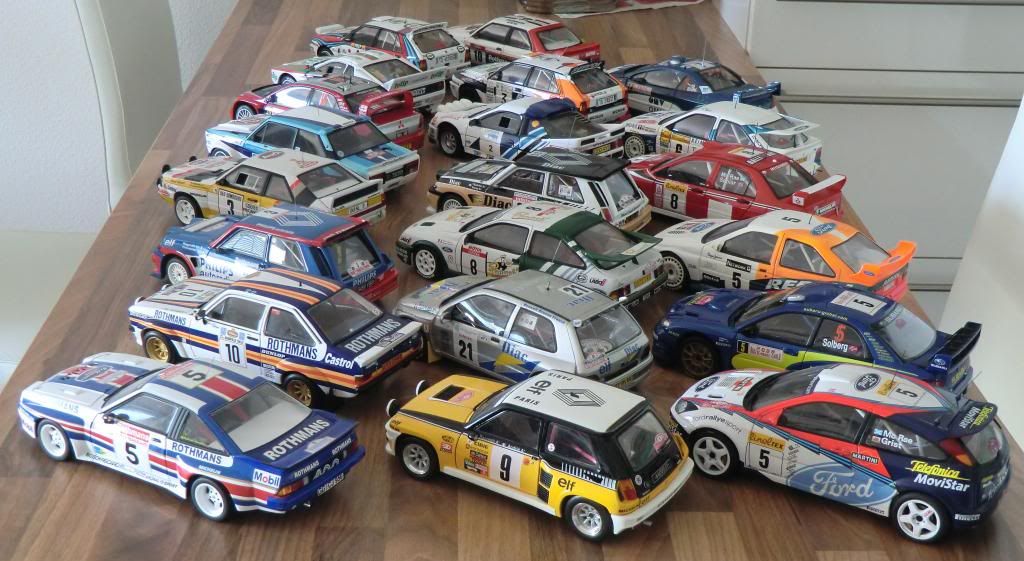my Rally Car Collection DX Rally Cars Diecast